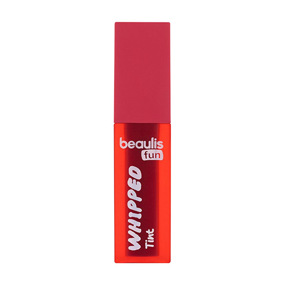 Beaulis Fun Whipped Raspberry Lip Tint: Intense Matte Color, Non-Drying Lightweight Formula
