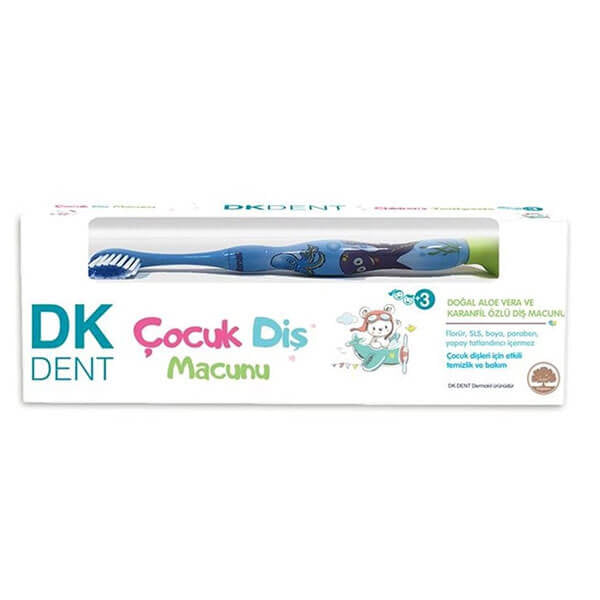 DK Dent Kids Toothbrush & Toothpaste Set 50 ml