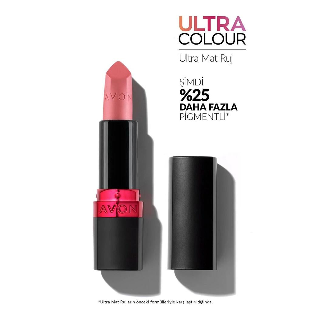 Avon Ultra Matte Lipstick in Pink Passion 3.6g
