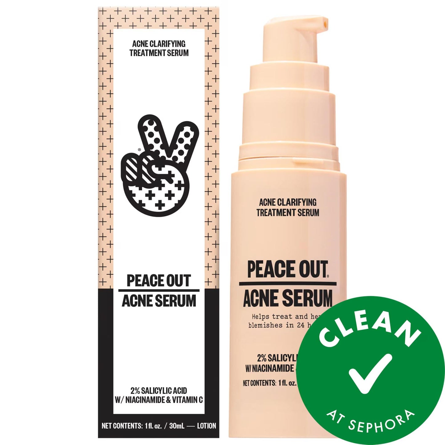 The Ordinary Salicylic Acid Acne Treatment Serum - 2% Salicylic Acid, Niacinamide, Vitamin C - Anti-Acne, Brightening, Hydrating, Cruelty-Free