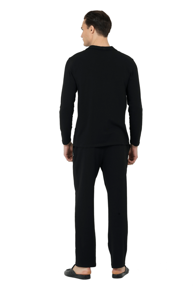 DS Damat 23005 Men's Pajama Set in Black