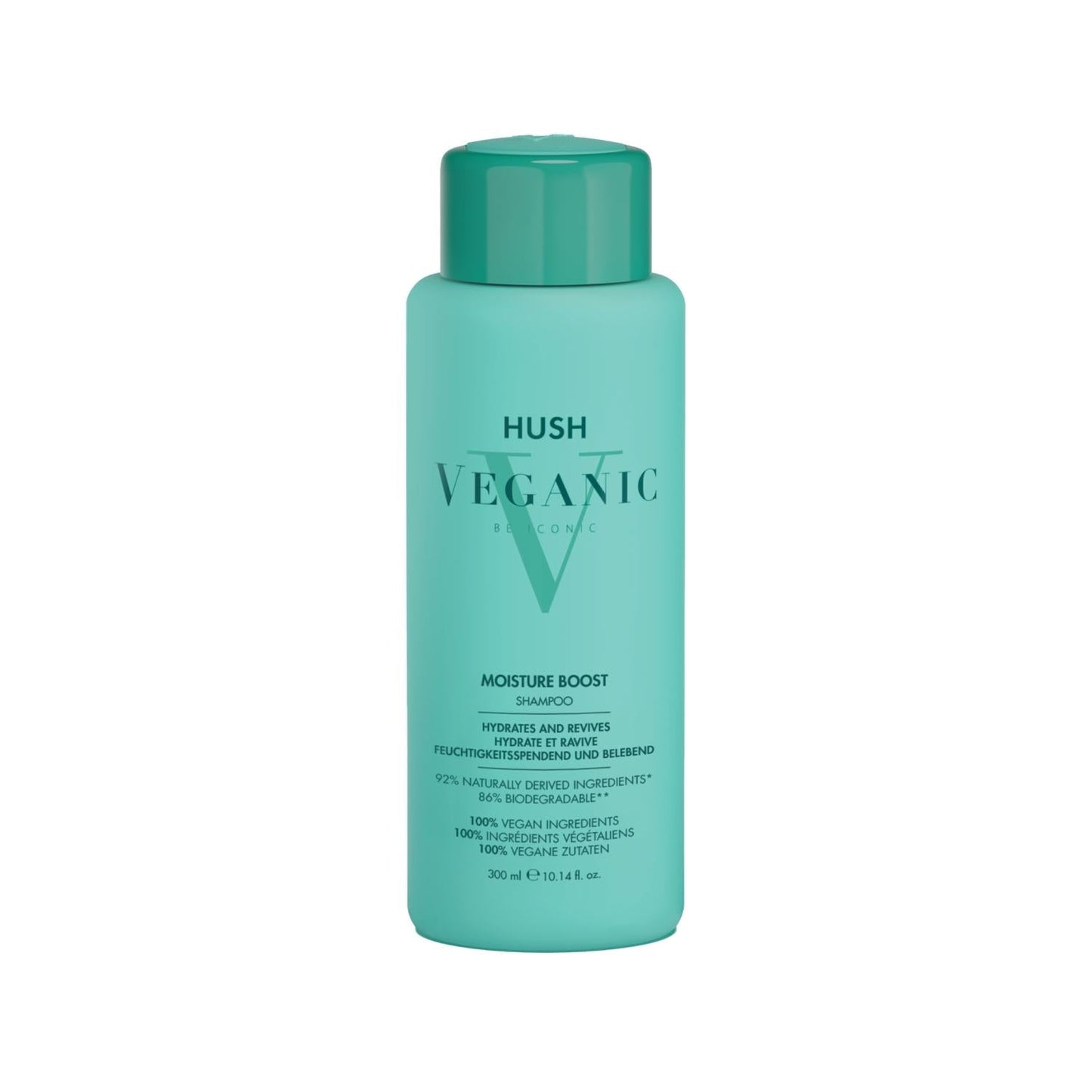 Hush Veganic Moisture Boost Hydrating Shampoo 300 ml