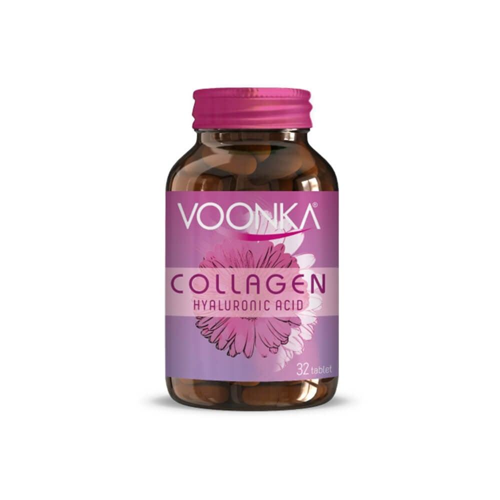 Voonka Beauty Collagen & Hyaluronic Acid Tablets - 32 Count