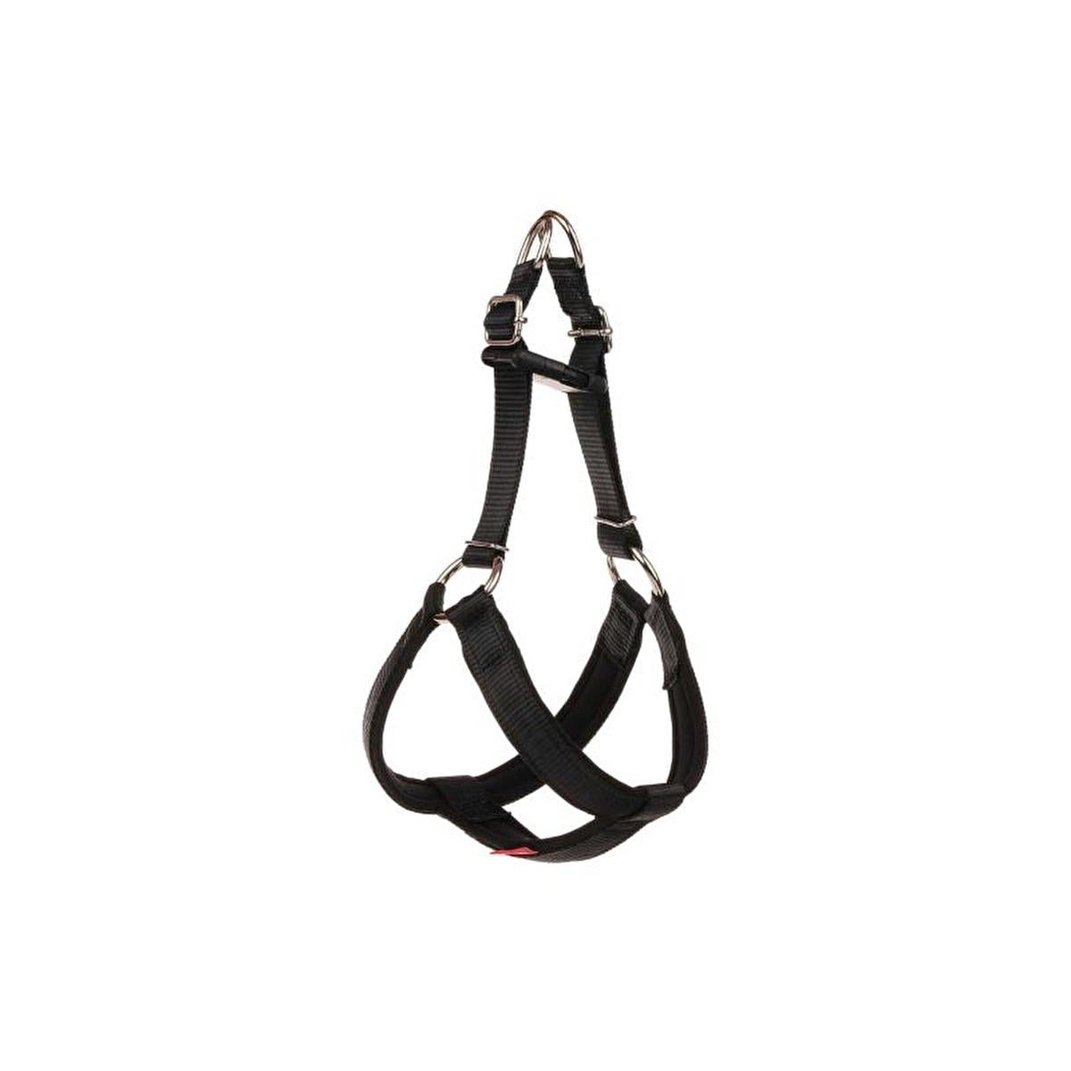 Doca Dokuma Pet Clothing - Soft Fabric Black Dog Chest Harness XL Size for Comfort & Style