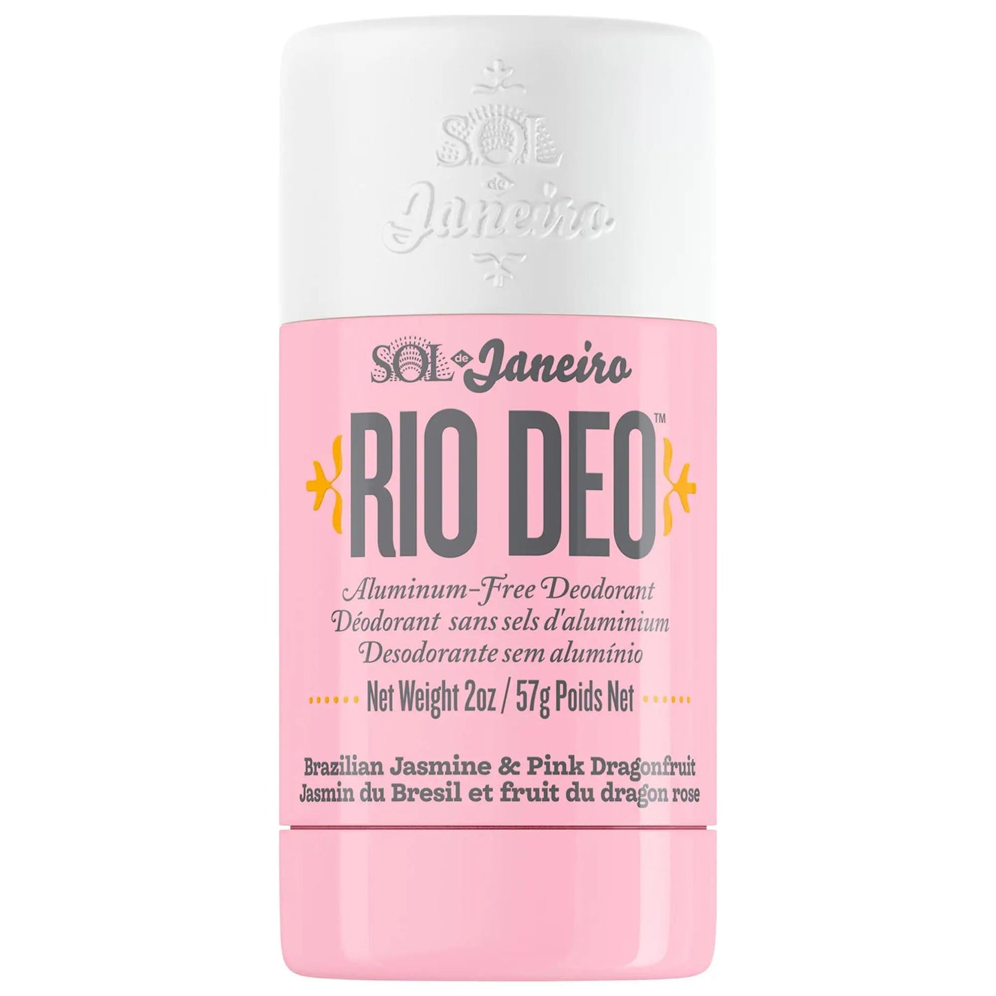 Rio Deo Aluminum-Free Deodorant Cheirosa '68: Natural, Long-Lasting Odor Protection for Sensitive Skin, Vegan & Cruelty-Free