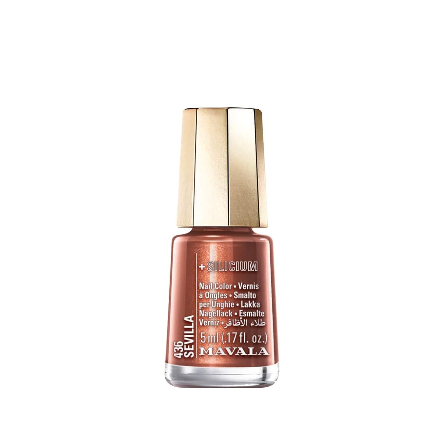 Mavala Tandem Colors Mini Nail Polish 436 Sevilla - 5ml Portable Nail Care & Color