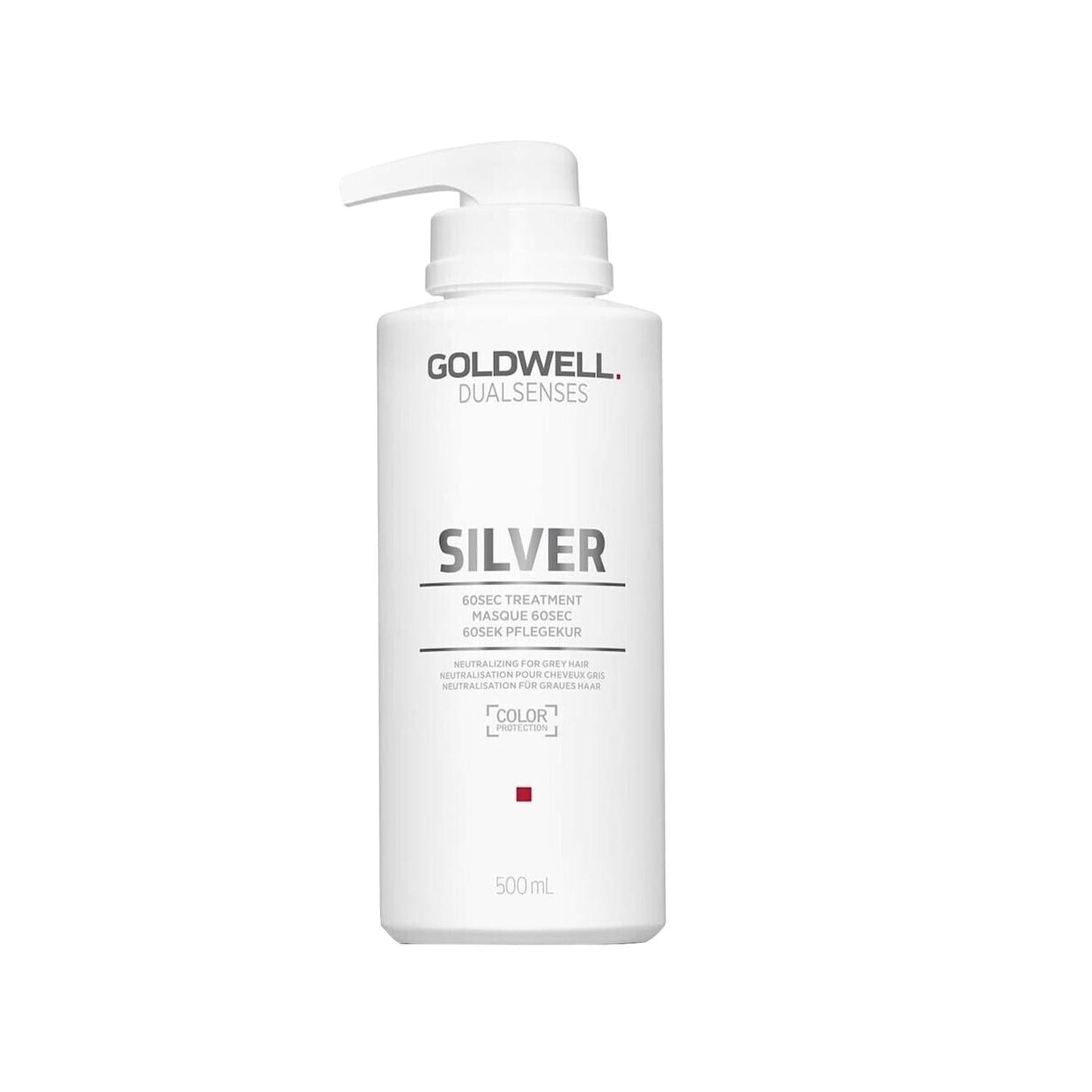 Goldwell Dualsenses Silver 60Sec Hair Mask for Gray & Blonde Hair - Nourishing, Color-Enhancing, 500ml