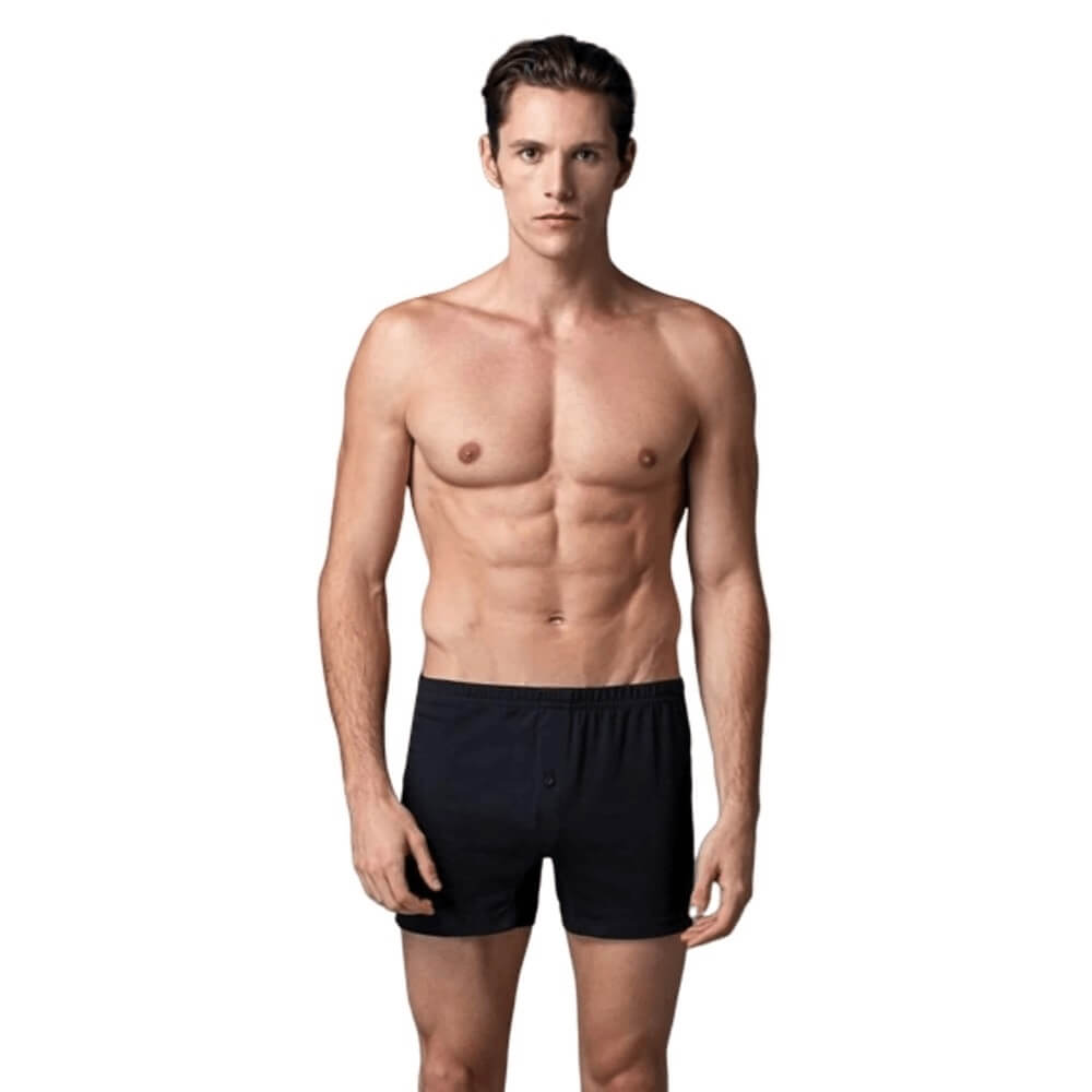 Eros ERS033 Men's Boxer Briefs Comfort Fit Black 2-Pack
