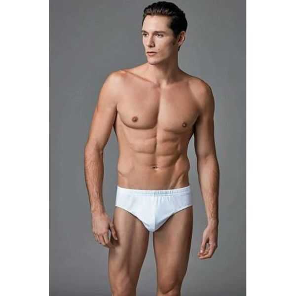 Eros ERS034 Men's Classic Underwear Briefs 2-Pack White