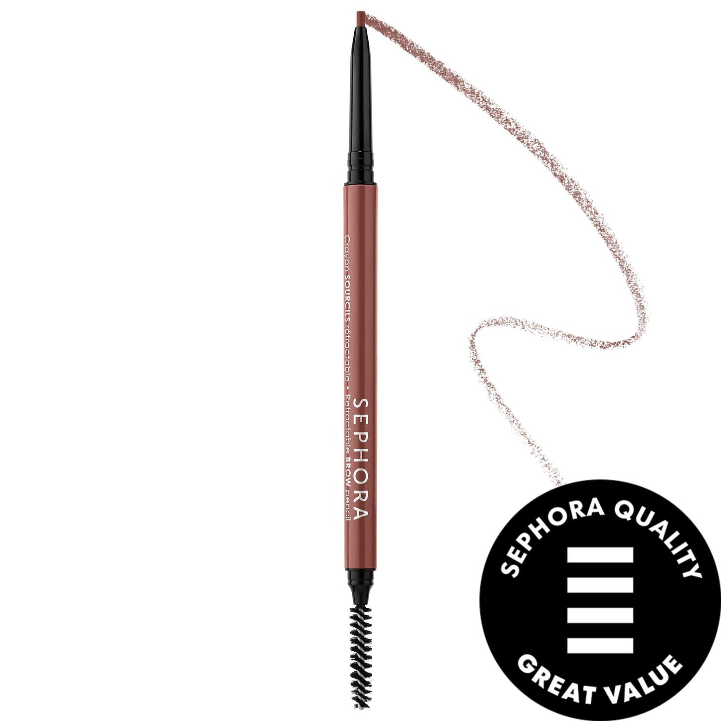 Retractable Eyebrow Pencil - Waterproof, Precise Definition & Long-Lasting