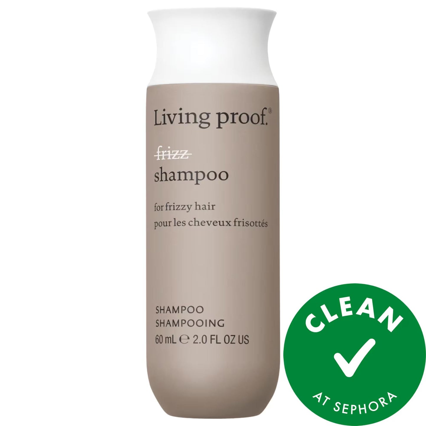 Mini No Frizz Smoothing Shampoo: Tame Frizz, Boost Shine & Manageability with Advanced Sili-CLONE HairTech