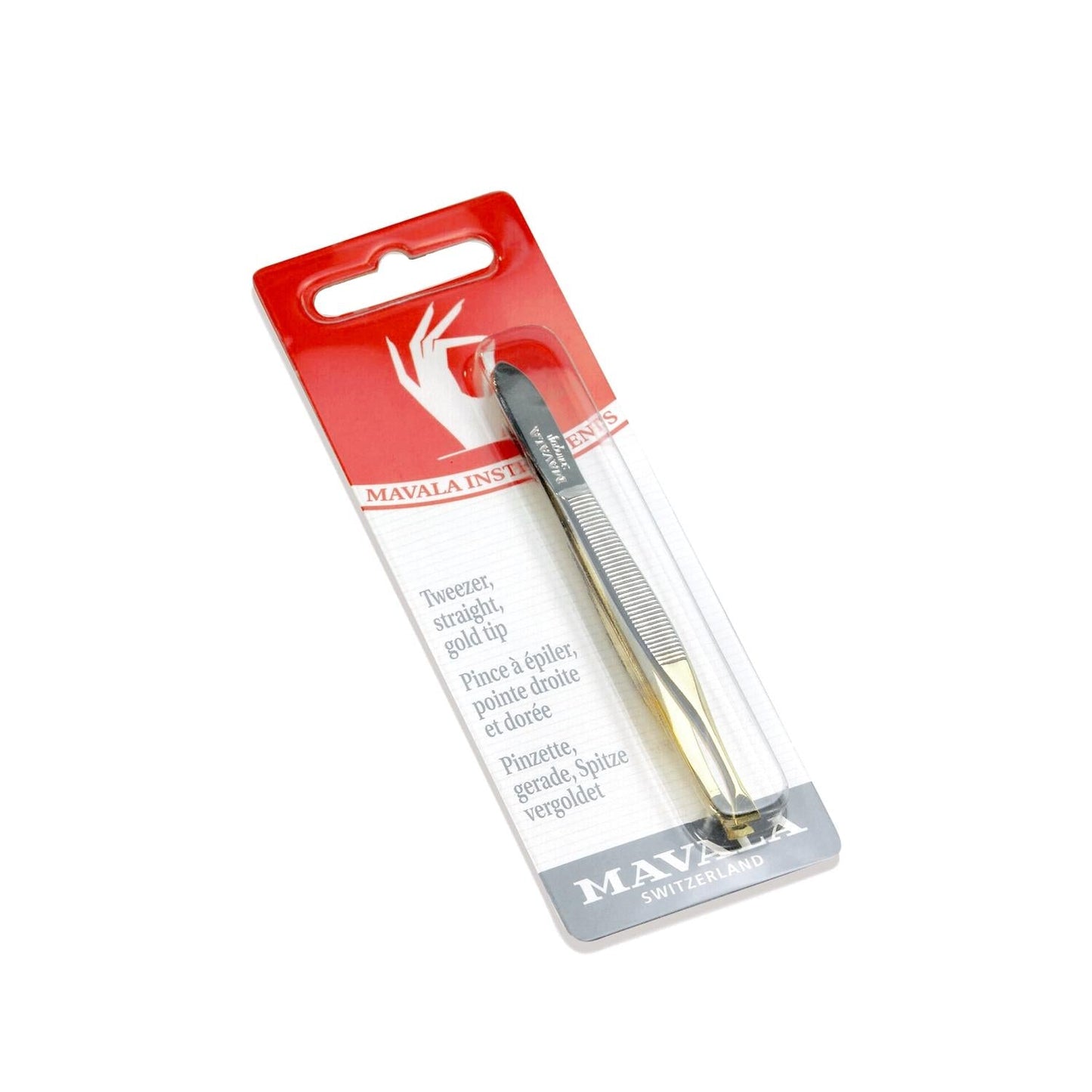 Mavala Wide Tip Tweezers for Precise Brow Shaping 1 pc