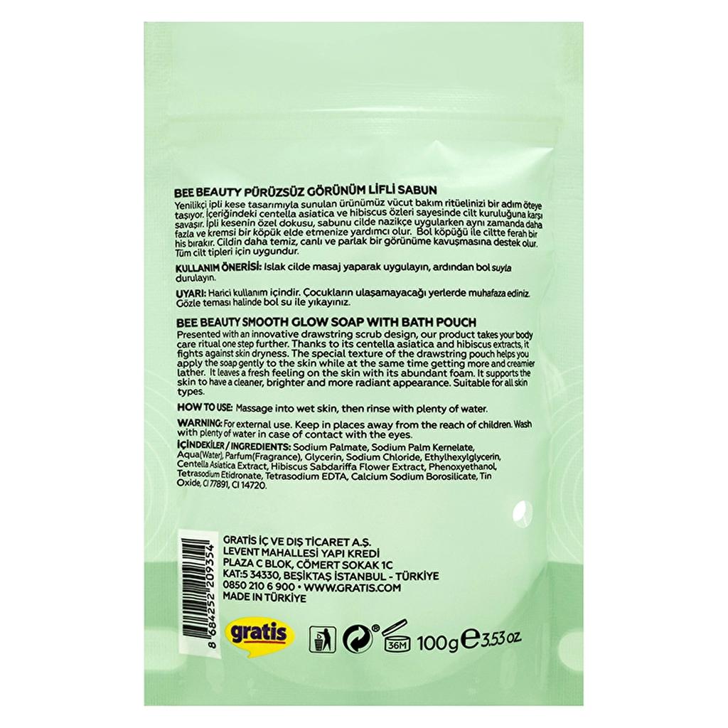 Bee Beauty Exfoliating Loofah Soap for Smooth Skin 100g
