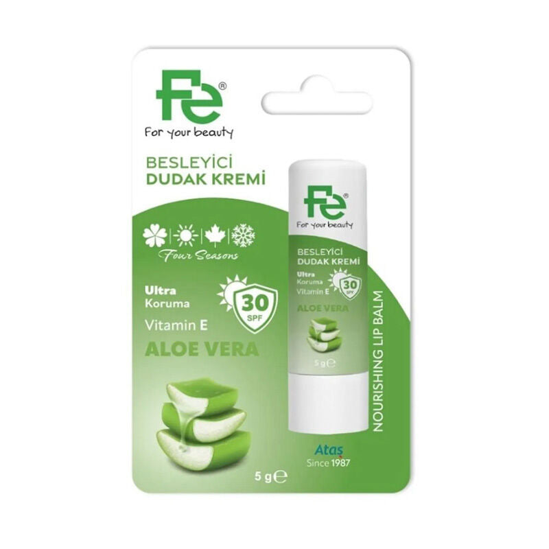 Fe Nourishing Lip Balm SPF 30 with Aloe Vera for Dry Lips 5g