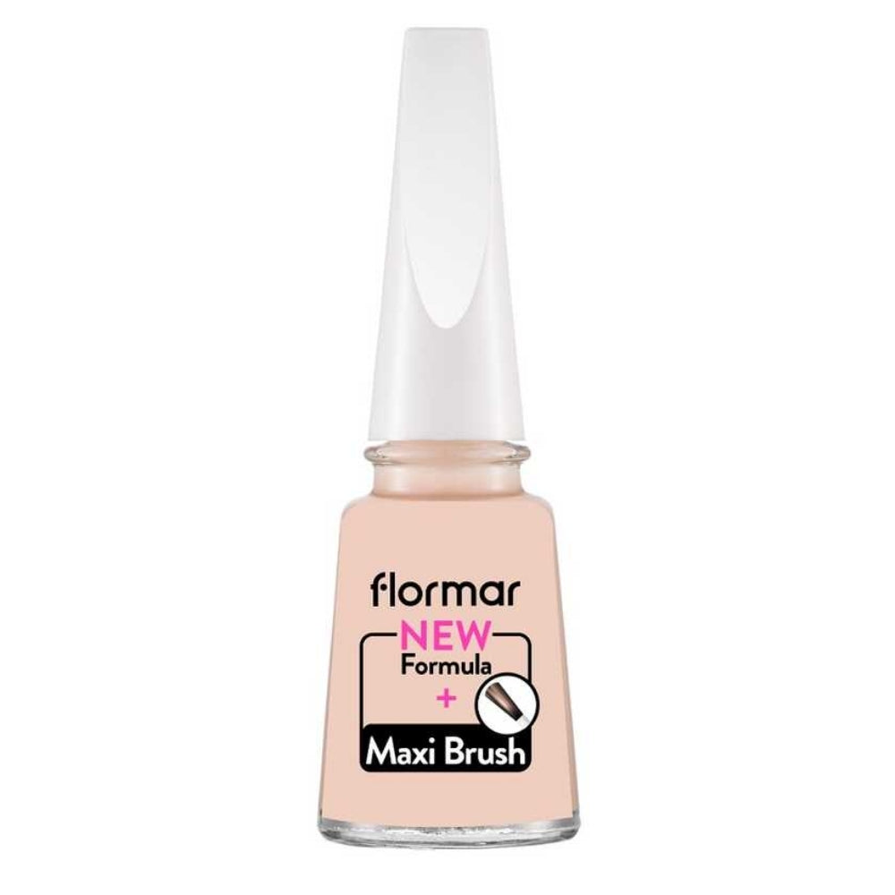 Flormar Nail Enamel 012 Ivory New High-Shine Nail Polish 11ml
