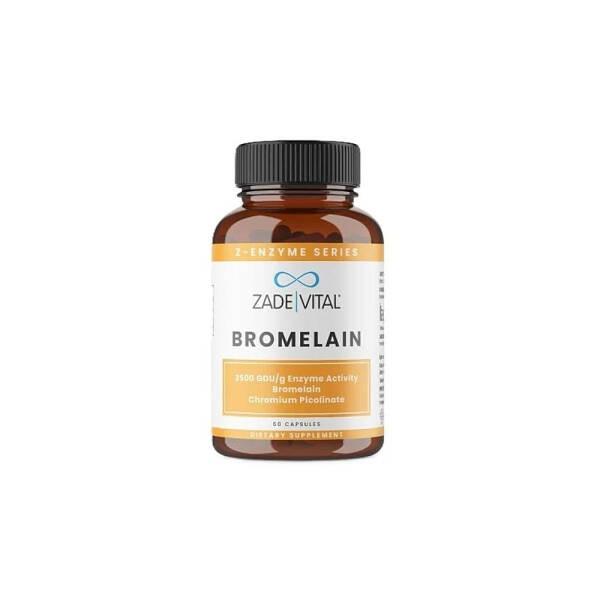 Zade Vital Bromelain Dietary Supplement 60 Capsules