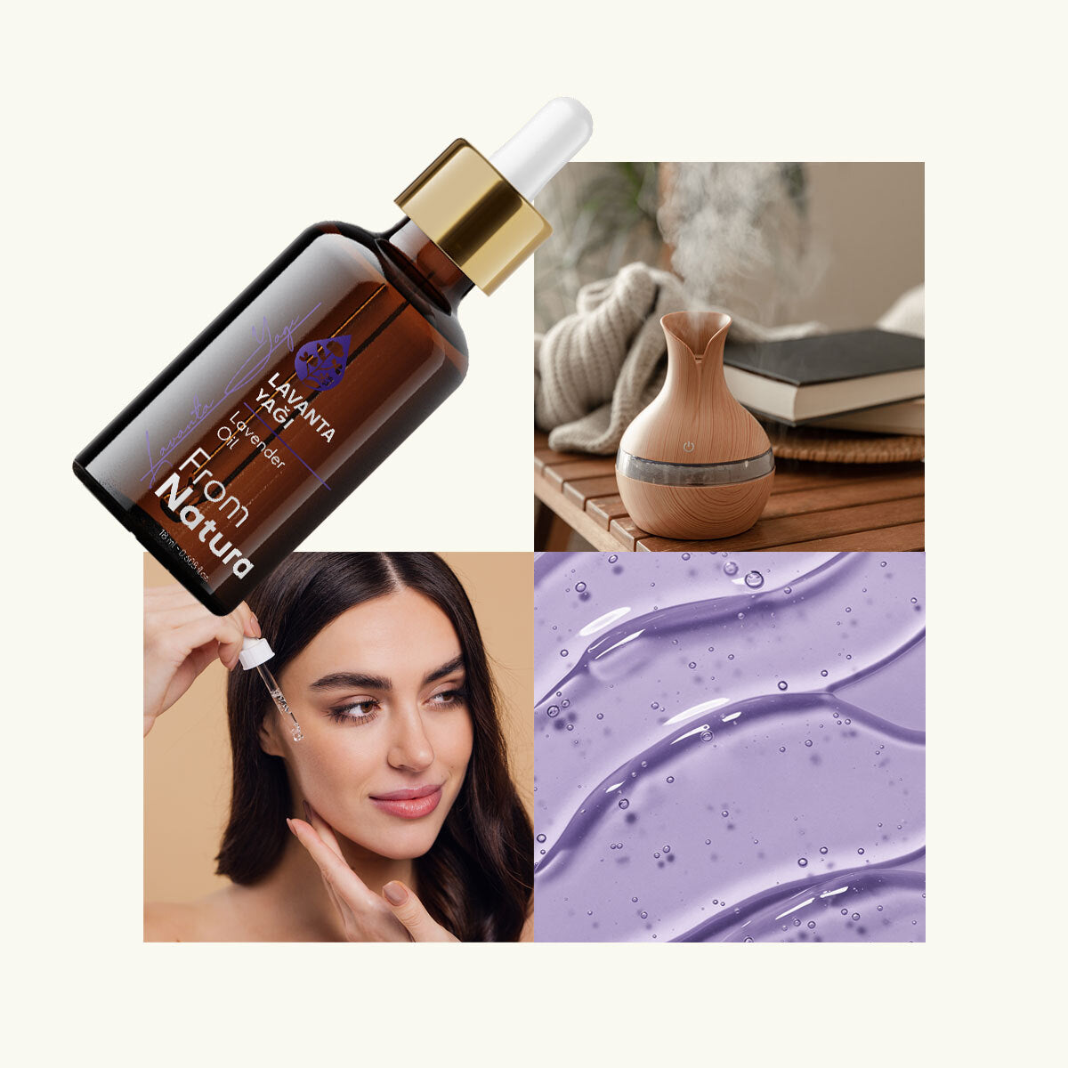 From Natura Lavender Essential Oil for Skin & Hair 18 ml