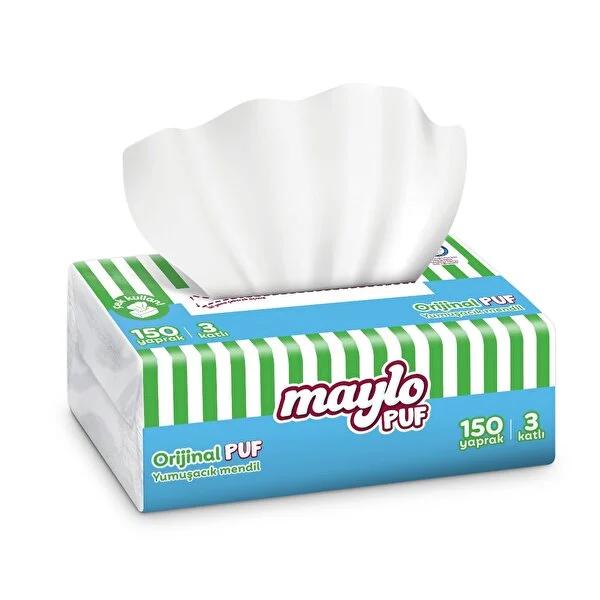 Maylo Soft Texture Facial Wipes 150 Count - Gentle Makeup Remover Wipes for Sensitive Skin