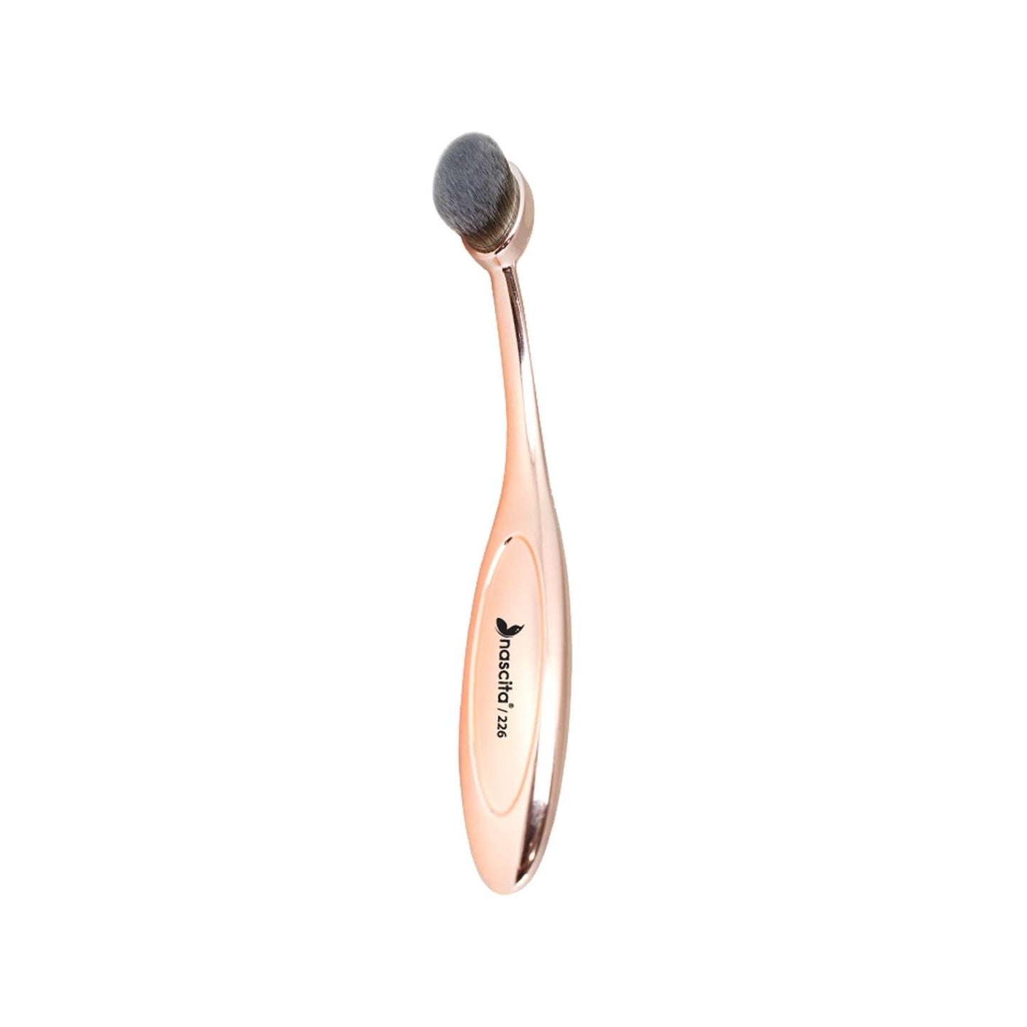 Nascita Bronzy Glow Oval Makeup Brush for Smooth Application - High-Quality Cosmetic Brush