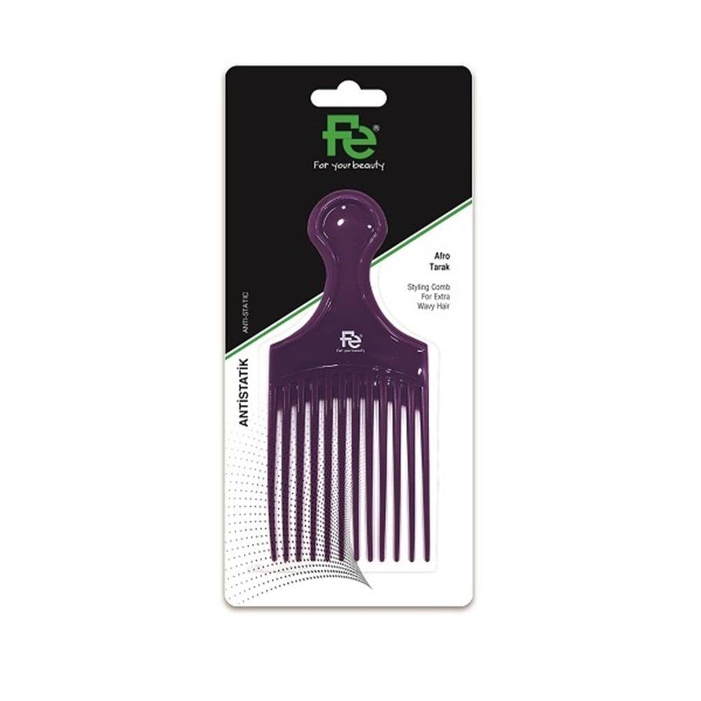 Fe Afro Antistatic Comb - Yellow