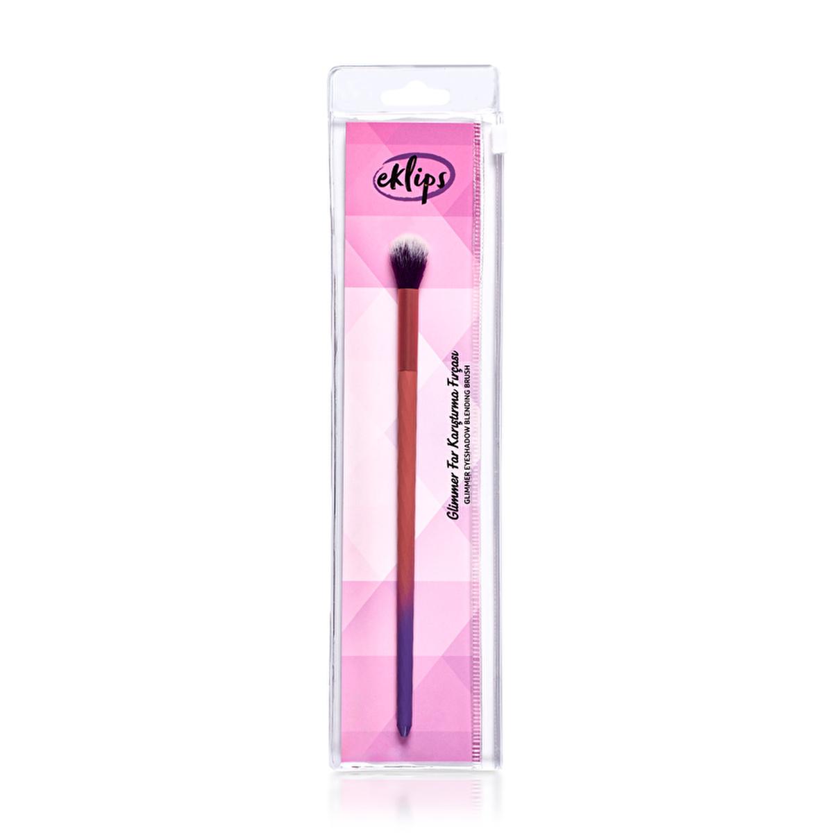 Eklips Glimmer: Eyeshadow Blending Brush - Achieve Seamless, Professional Eye Makeup with Soft, Dense Bristles for Effortless Color Transitions
