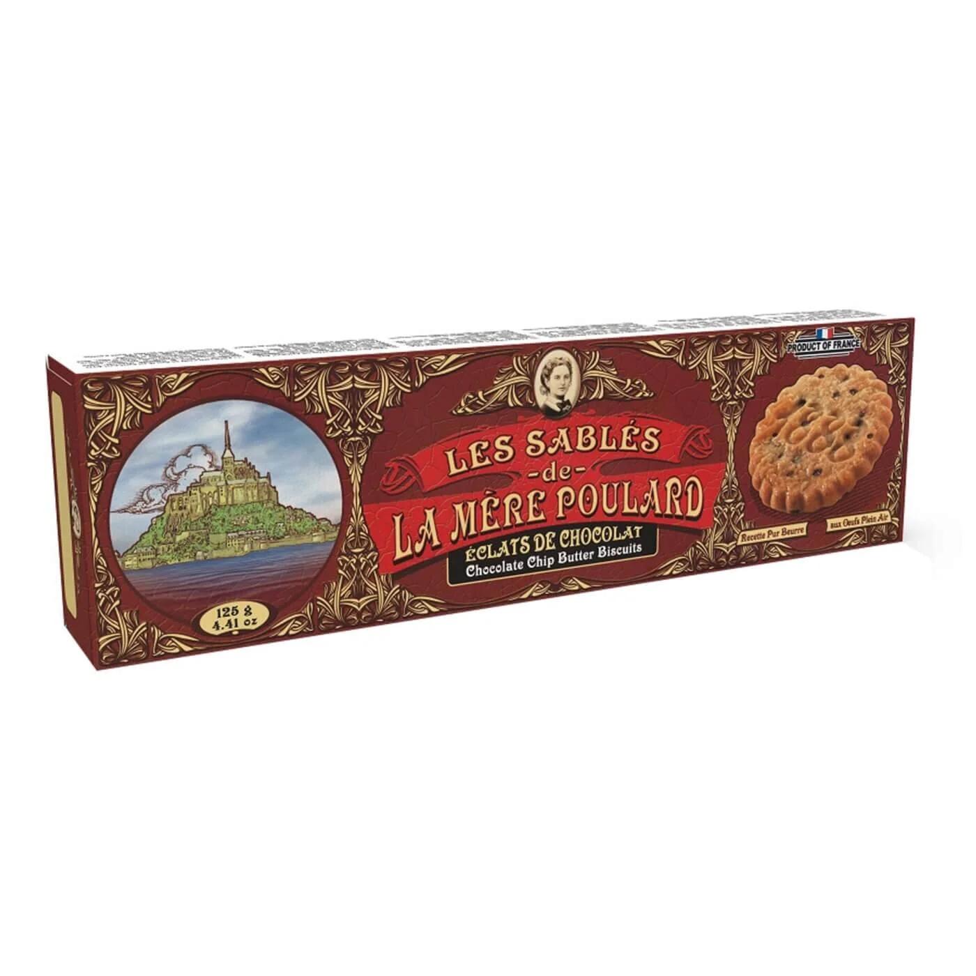 La Mere Poulard French Dark Chocolate Biscuits 125g