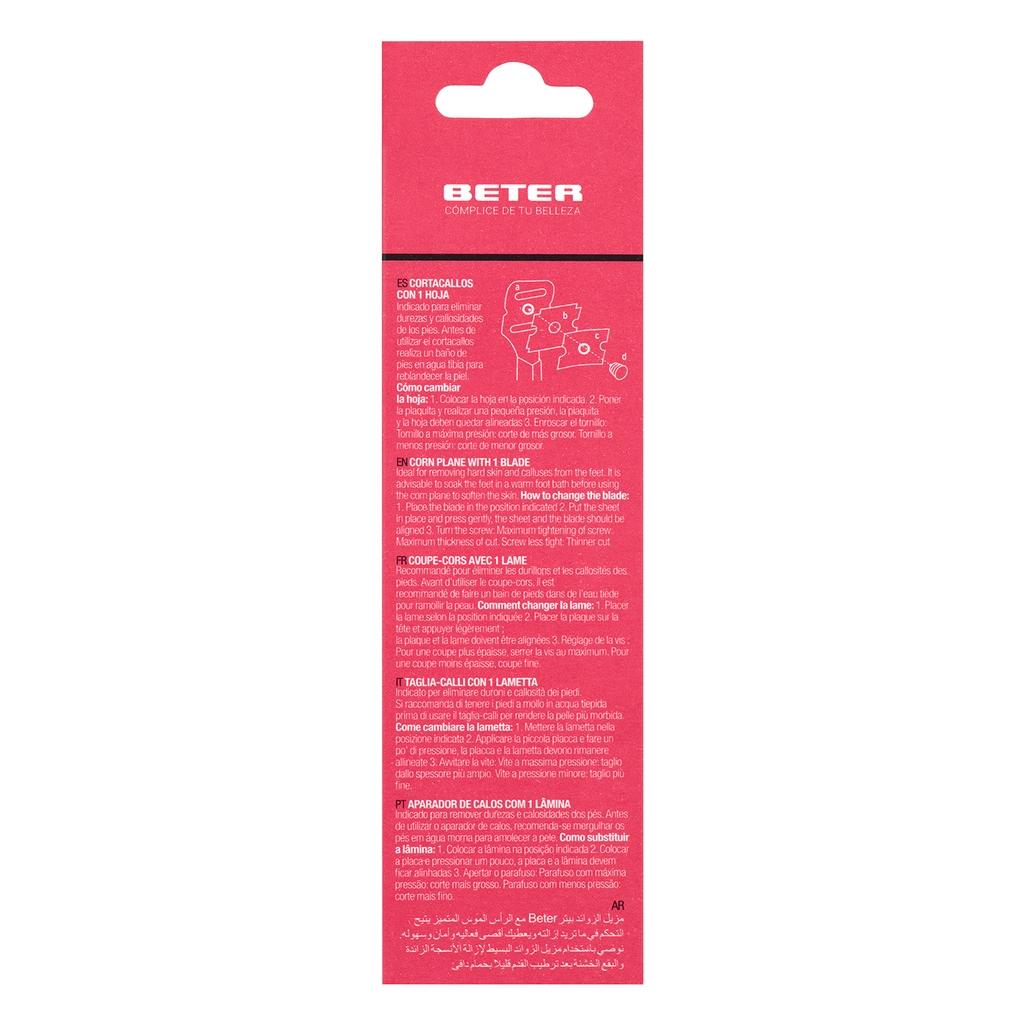 Beter Single Blade Callus Rasp for Smooth Feet