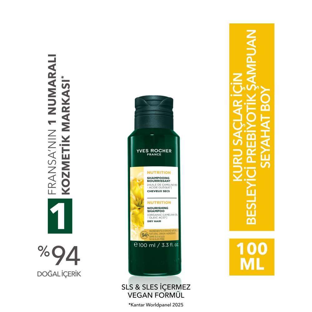 Prebiotic Nourishing Travel Shampoo for Dry Hair