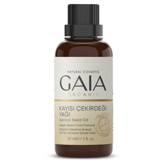 Gaia Organic Apricot Kernel Oil for Face & Skin 30 ml