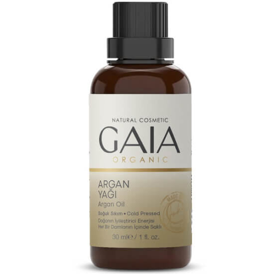 Gaia Organic Cold-Pressed Argan Oil for Hair & Skin 30 ml