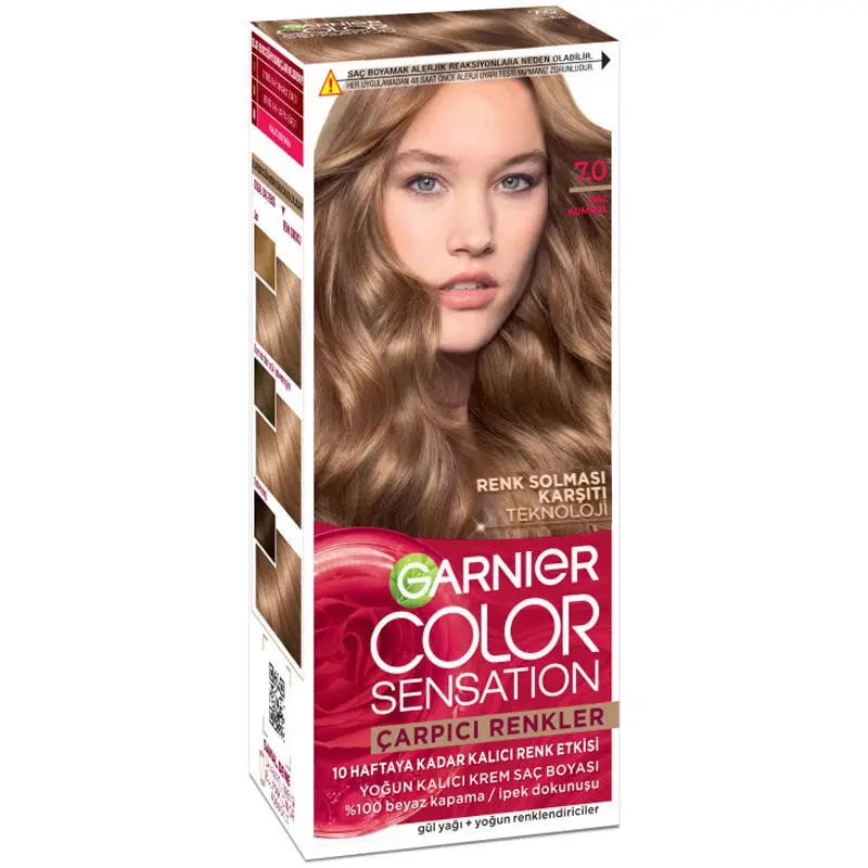 Garnier Color Sensation Permanent Hair Dye 7.0 Honey Blonde