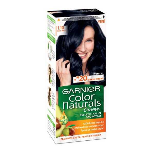 Garnier Color Naturals Hair Dye 1.10 Night Blue