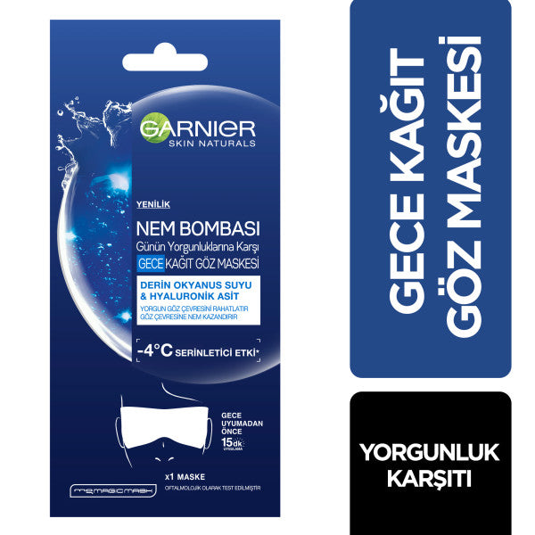 Garnier Moisture Bomb Anti-Fatigue Night Eye Sheet Mask