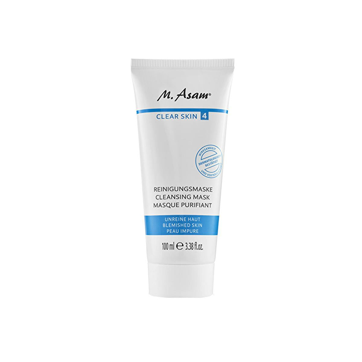 M.Asam Clay Mask for Deep Cleansing - Natural Skincare, Oil Control, 3.38 fl oz