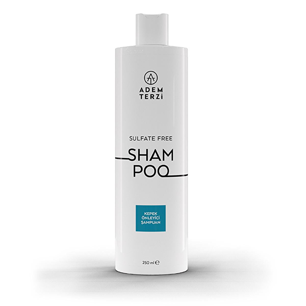 Adem Terzi: Sulfate-Free Anti-Dandruff Shampoo - Natural Itchy Scalp Relief, Herbal Keratin & Vitamin B for Dry Scalp & Hair (8.45 fl oz)