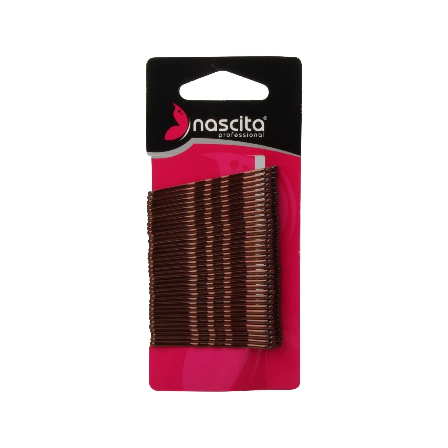 Nascita Shiny Brown Hair Pins - 36 Pieces for Secure Hair Styling