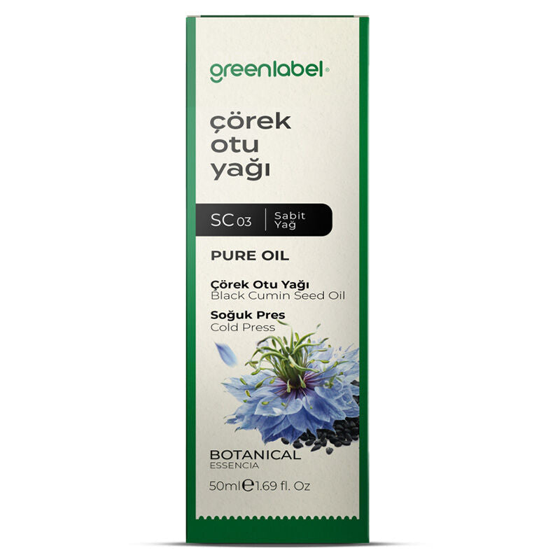 Greenlabel Cold-Pressed Black Seed Oil for Hair & Skin 50 ml