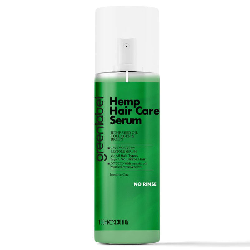 Greenlabel Hemp Seed Oil Hair Serum for Stronger Strands 100 ml