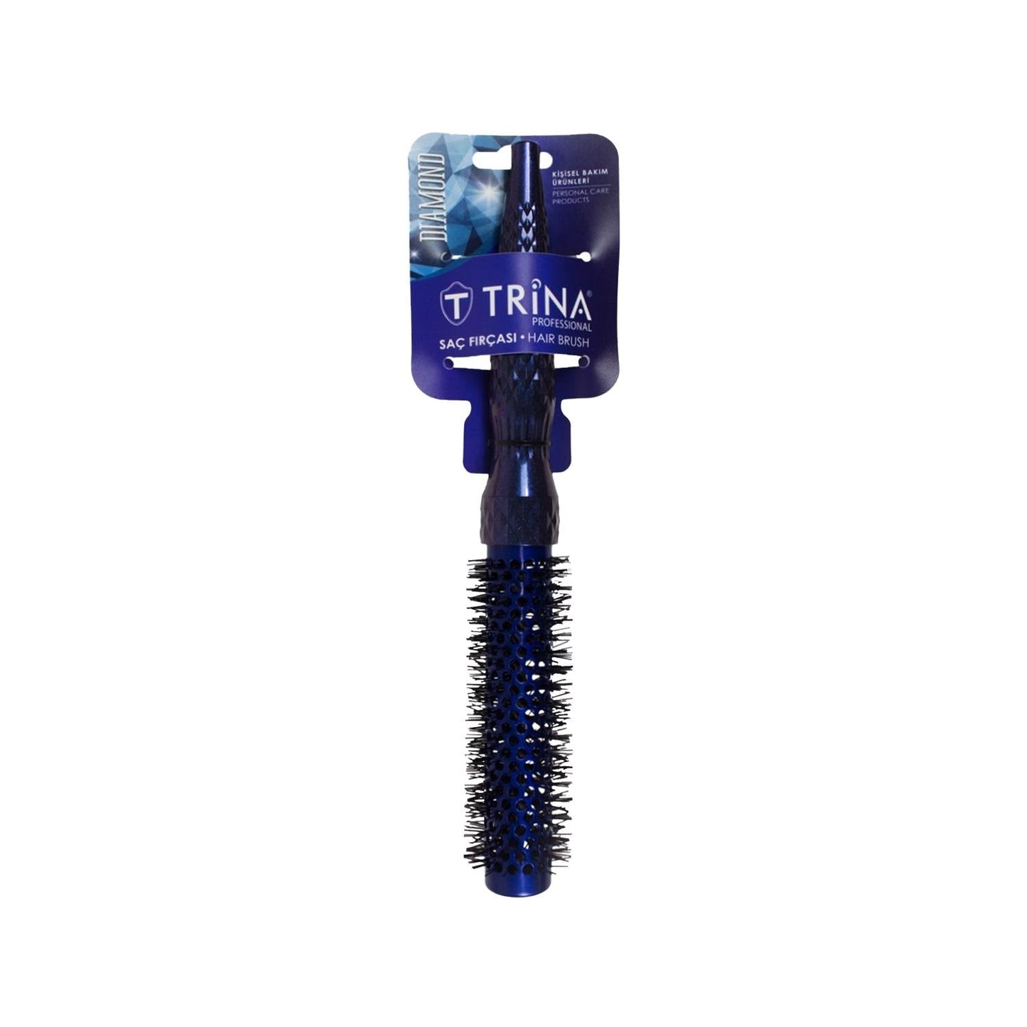 Trina Diamond Hair Brush 25 mm - Diamond-Coated Brush Attachment for Salon-Quality Styling