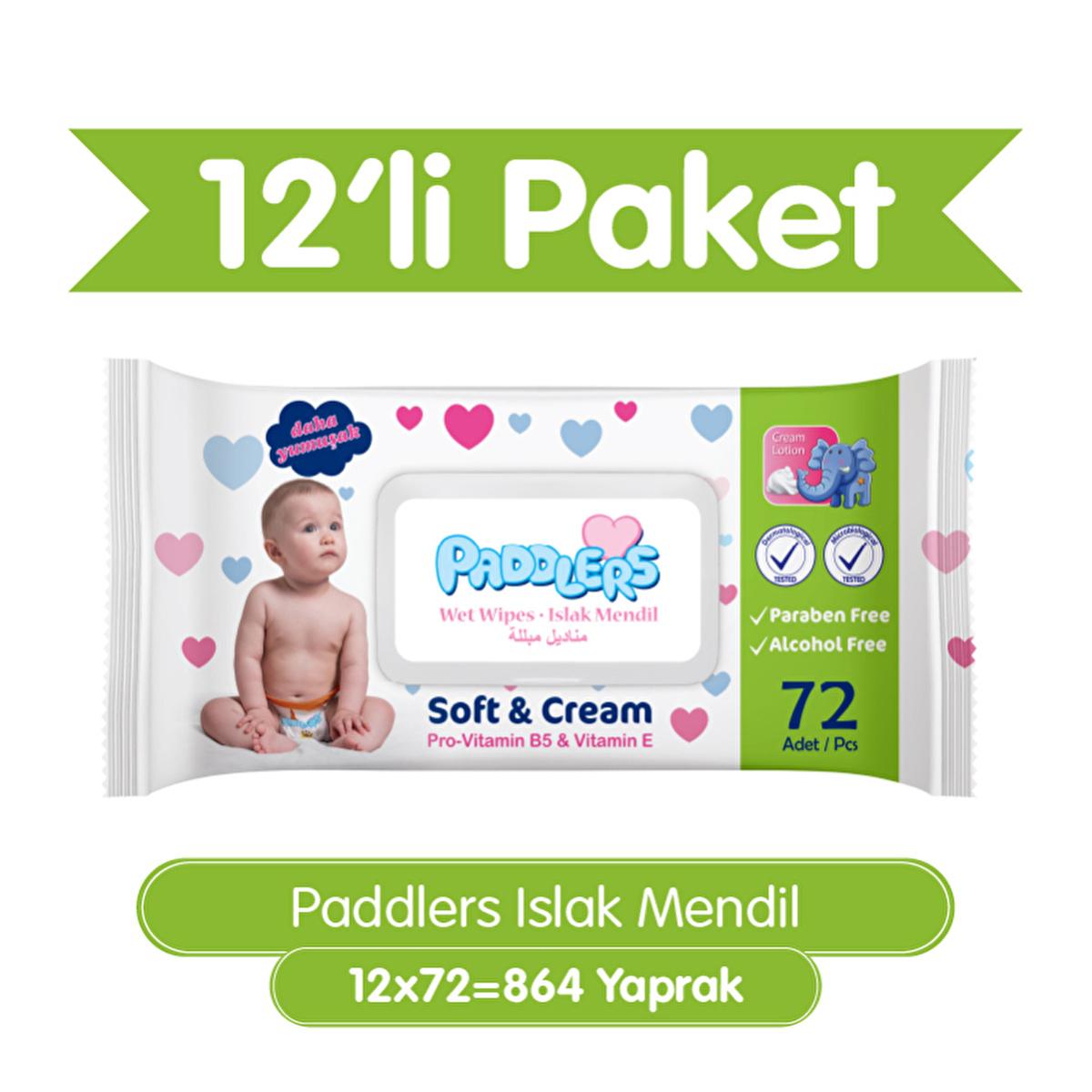 Paddlers Baby Wipes: Gentle, Hypoallergenic Infant Wipes for Sensitive Skin - Bulk 864 Count Pack