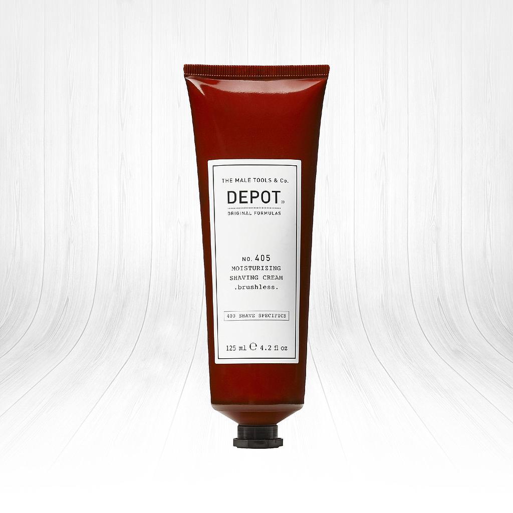 Depot No. 405 Moisturizing Shaving Cream - 125ml Nemlendirici Tõra_ Kremi for Smooth Shaving
