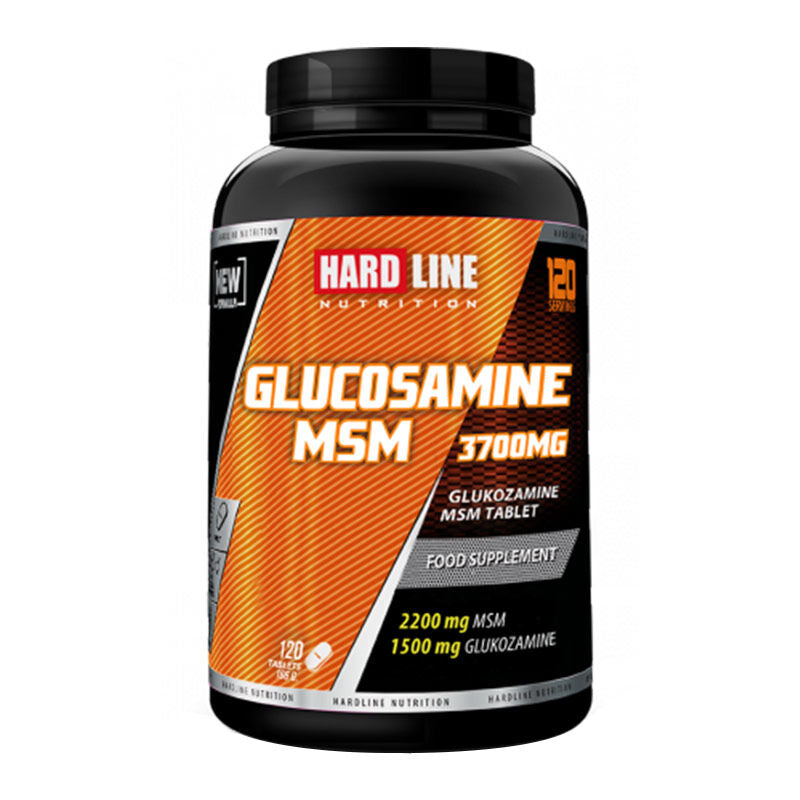 Hardline Glucosamine MSM Joint Support Supplement 120 Tablets