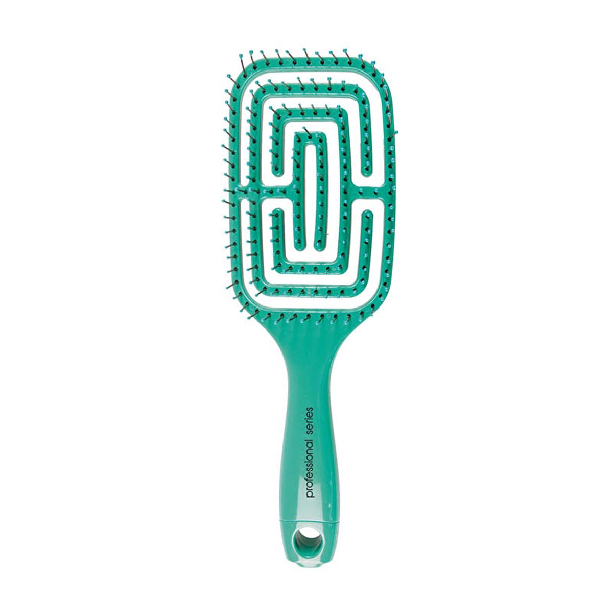 Nascita Pro Hair Brush - Gentle Detangling for Sensitive Hair, Green - 19