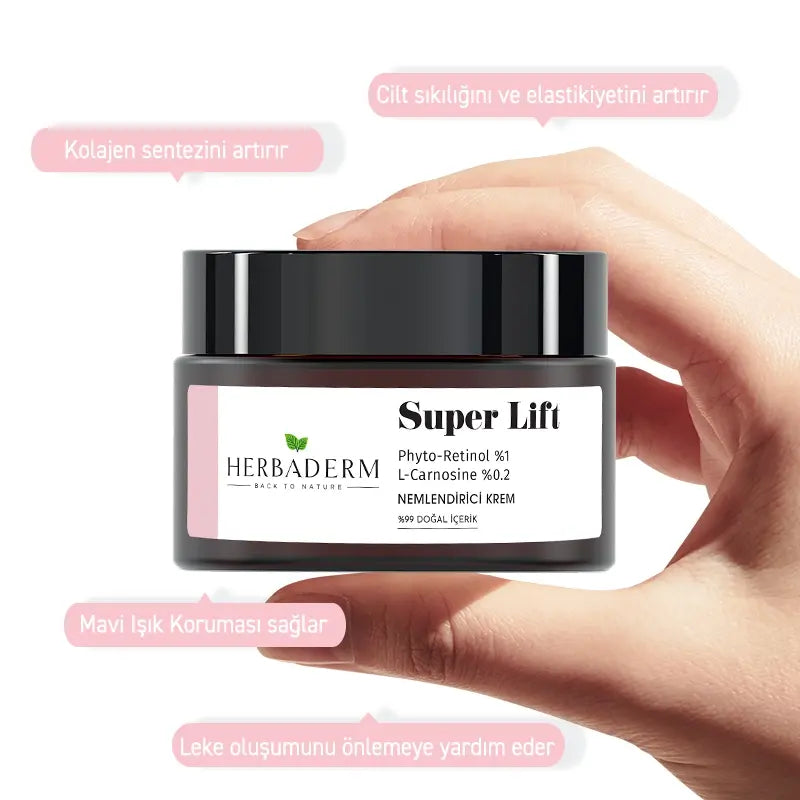 Herbaderm Super Lift Moisturizing Cream for Fine Lines 50ml
