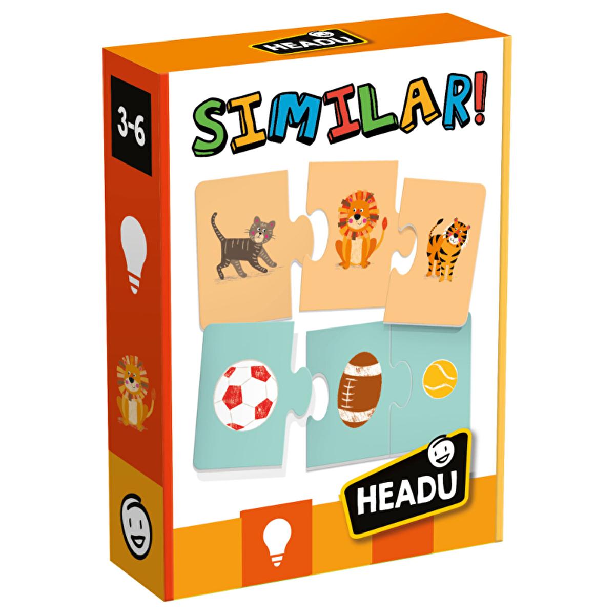Headu Educational Puzzle for Toddlers - Matching Puzzle for Kids Aged 2-5 Years, Enhances Cognitive Development