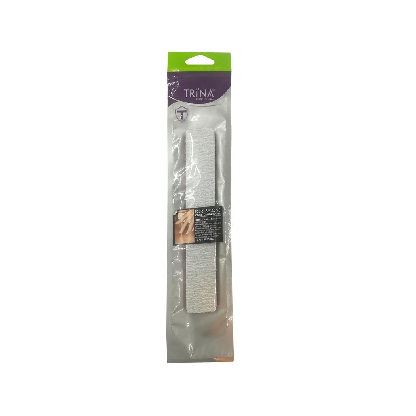Trina Kare Zebra Nail Buffer - Professional Nail Care Tool for DIY Grooming & Salon Quality Results