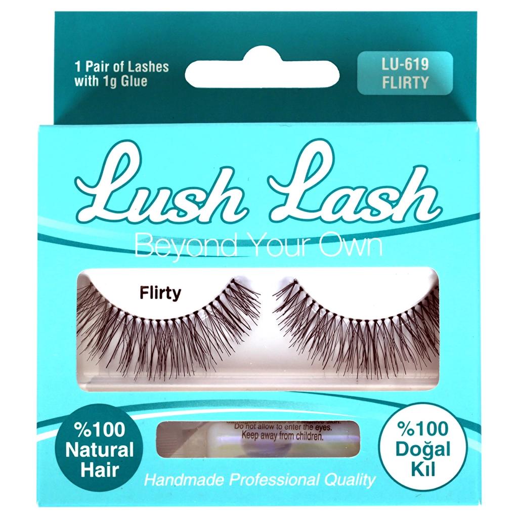 Lush Lash Flirty Natural Hair False Eyelashes LU-619