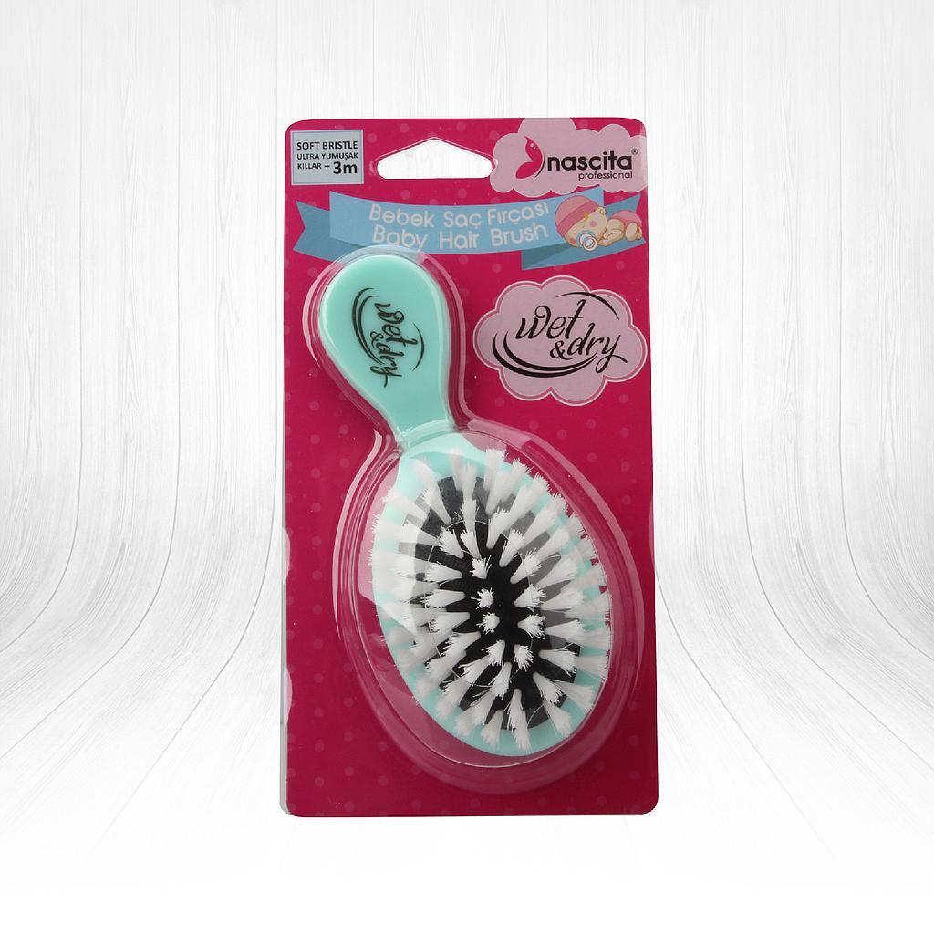 Nascita Baby Hair Brush - Soft Bristle Gentle Hair Care for Infants