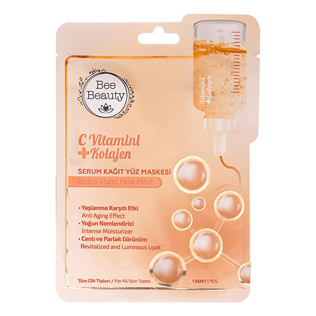 Bee Beauty Vitamin C Serum Mask for Glowing Skin