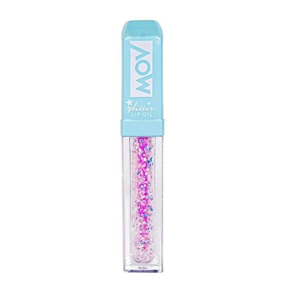 Mov Glitter Lip Gloss No:5 Blue - Long-Lasting, Moisturizing Lip Gloss with Vibrant Color